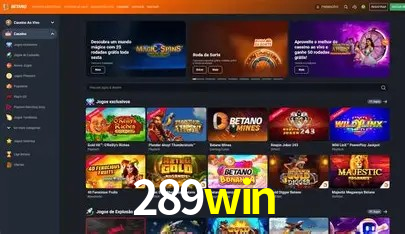 289win Brasília - Betting Features